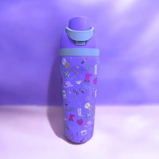 Taylor Swift Eras Inspired 20 oz Insulated Tumbler: Violet