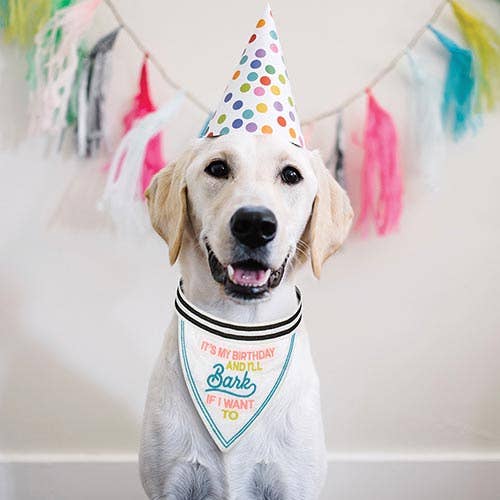 Pet Bandana: It's My Birthday And I'll Bark If I Want To