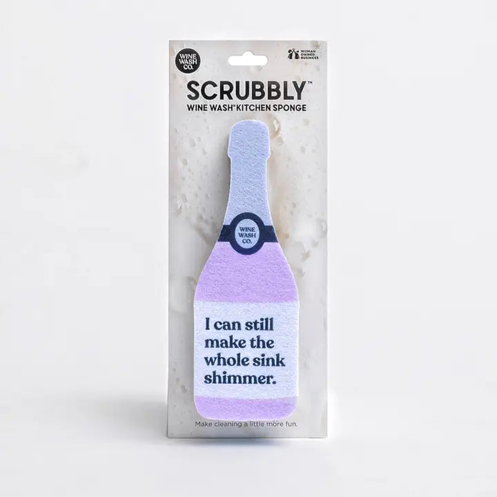 "Make the Whole Place Shimmer" Scrubbly™ Kitchen Sponge