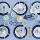 Cocktail Napkins: Pale Blue Brushstroke