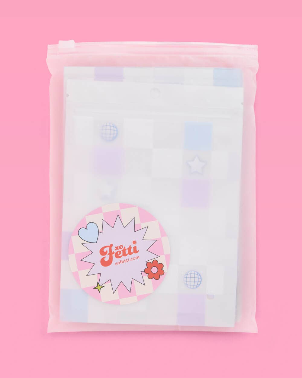 Disco Pattern Party Favor Pouches