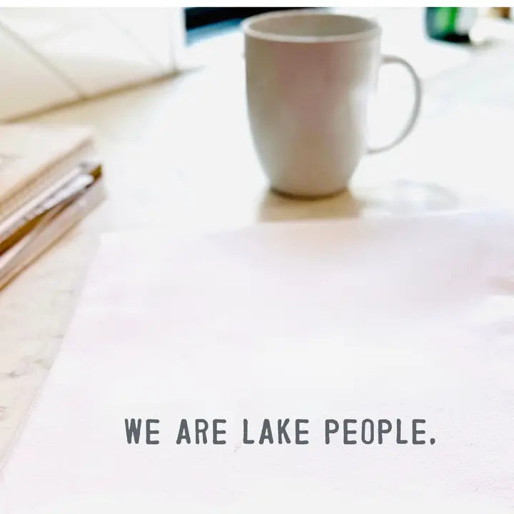 "We Are Lake People" Tea Towel