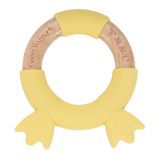 Yellow Duck Feet Teether