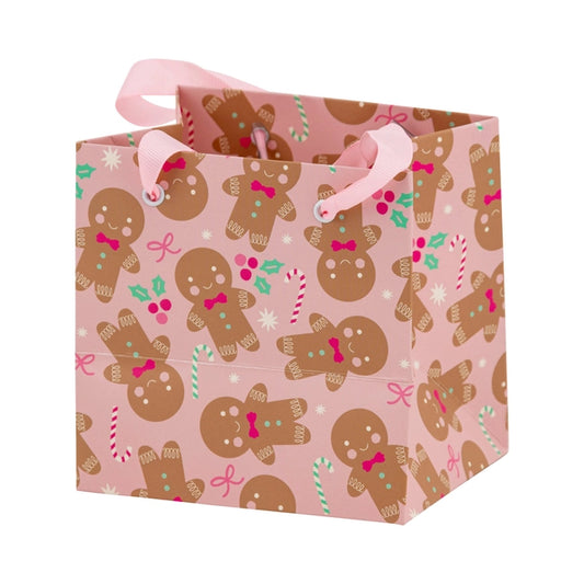 Mini Gingerbread Gift Bag Set (Set of 6)