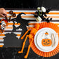 Halloween Stripe Paper Table Runner