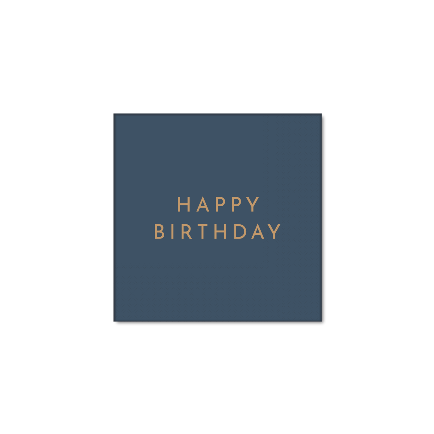 Midnight Blue Signature "Happy Birthday" Cocktail Napkins