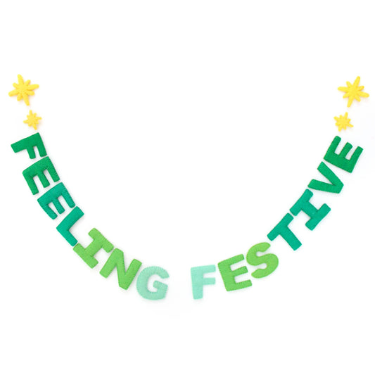 Felt Garland: Feeling Festive