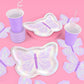 Iridescent Butterfly Plates