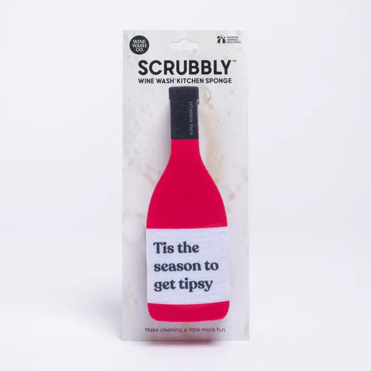 Tipsy Season Holiday Scrubbly™ Sponge