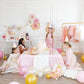 Paper Fan Set: Princess (Pink & Gold)