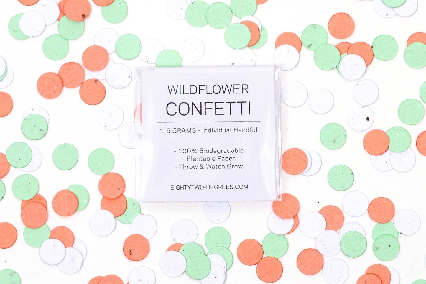 Mini Wildflower Seed Confetti Refill: Frost/Coral/Mint