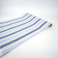 Blue and Gold Stripe Paper Table Runner