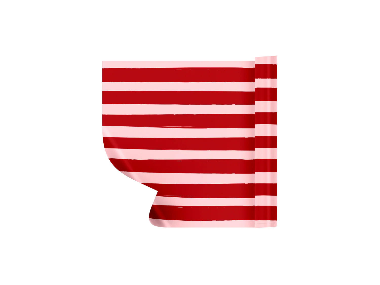 Red & Pink Stripe Table Runner