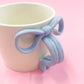Blue Bow Ceramic Coffee Mug