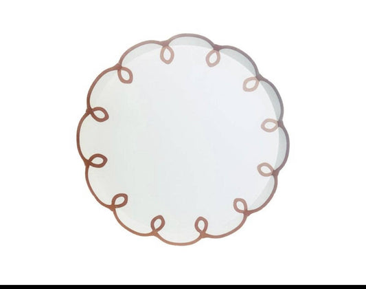 Charlie's Party Shop - Spiral Scalloped Dessert Plates
