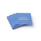 Palisades Blue Signature "Happy Birthday" Cocktail Napkins