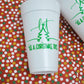 20oz. Styrofoam Cups: Lit Like a Christmas Tree