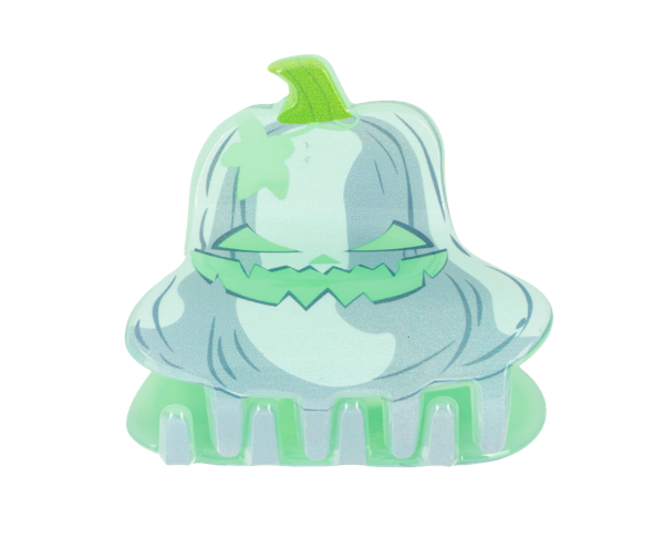 Glow-in-the-Dark Jack-O'-Lantern Hair Clips (Multiple Color Options)
