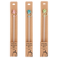 Glow-in-the-Dark Ghost Straw Toppers with Glitter Straws (Multiple Colors Available)