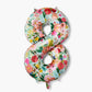 Garden Party Numbered Foil Balloon: 8