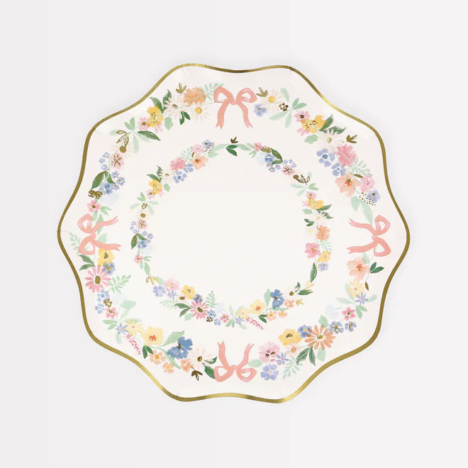 Elegant Floral Side Plates