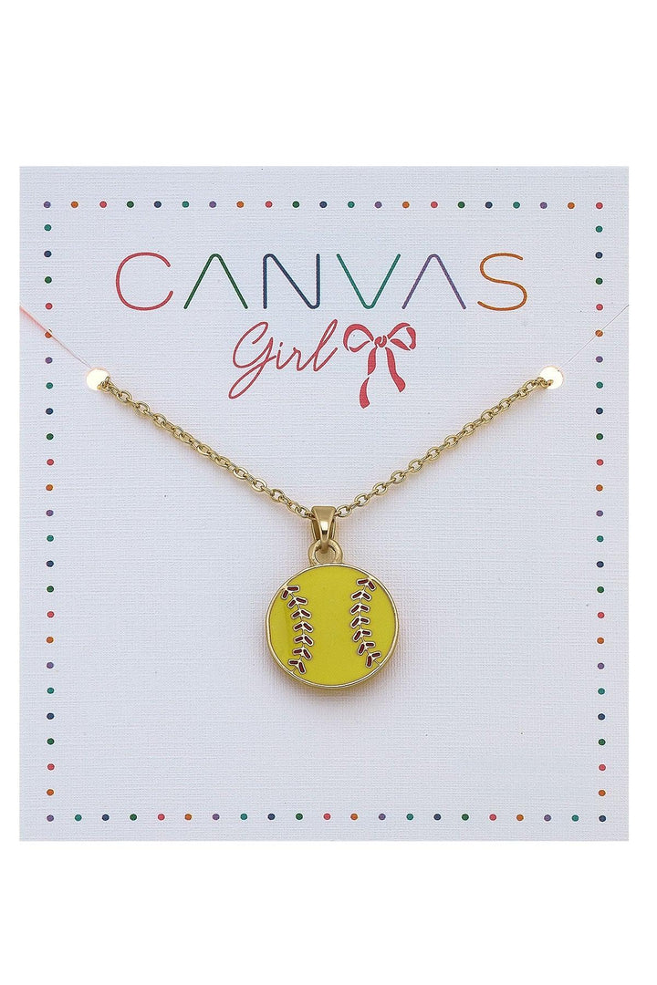 Eloise Softball Children's Necklace