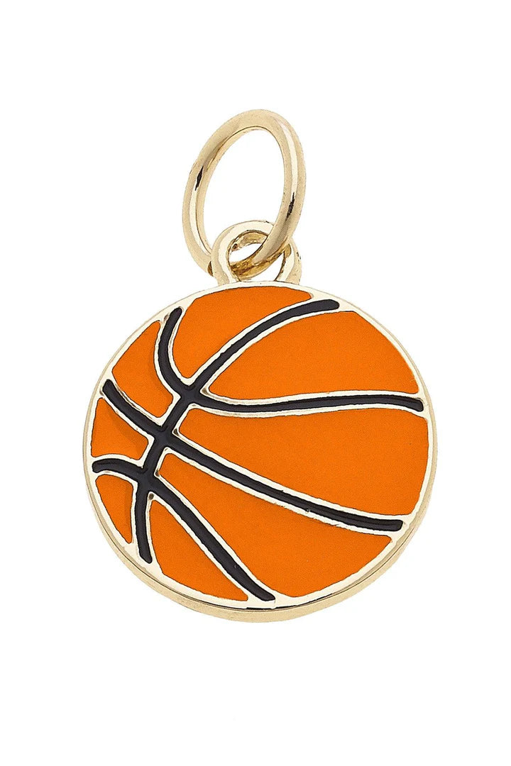 Enamel Basketball Charm