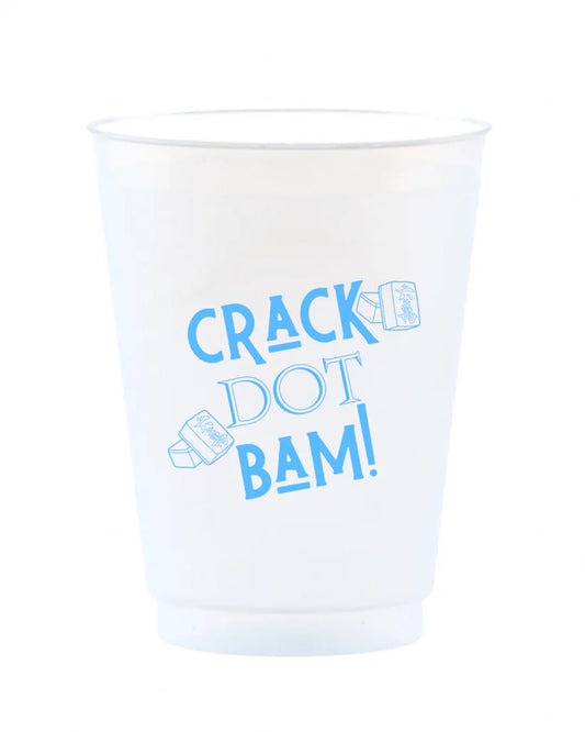 Crack Dot Bam Mahjong Reusable Frost Flex Cups