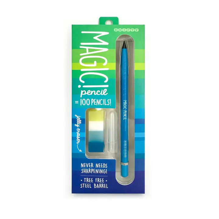 Magic Pencil & Eraser Set: Blue