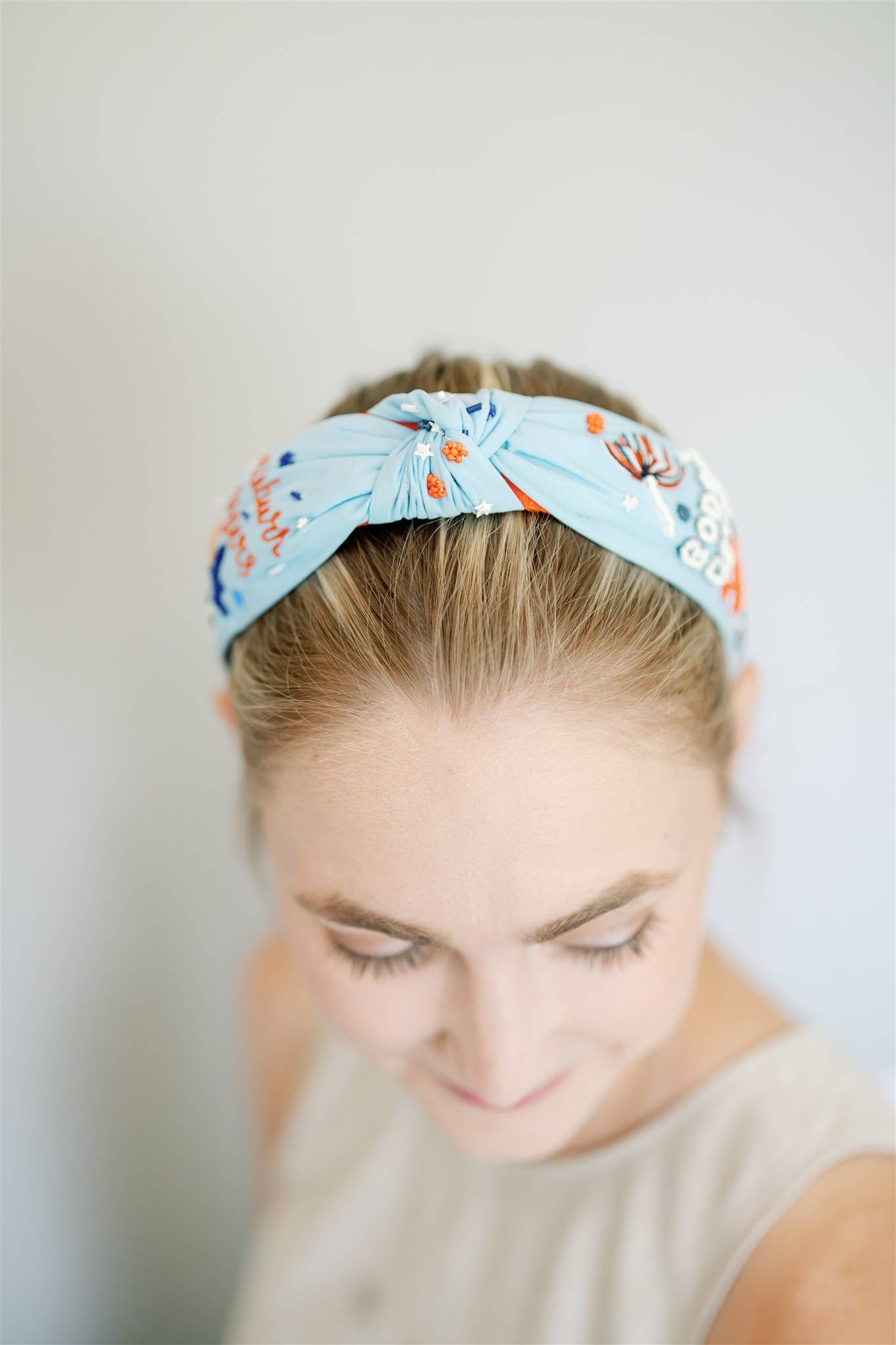 Auburn University Beaded Headband