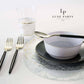 8 Oz. Plastic Bowls: White • Gold