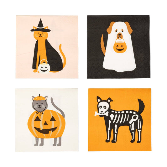 Costume Pets Cocktail Napkin Set