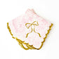 Pink Bow Toile Paper Beverage Napkins