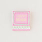 Happy Birthday Vintage Cake Matchbook