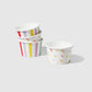Stripe and Sprinkle Paper Bowls
