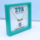 Zeta Tau Alpha Heart Necklace