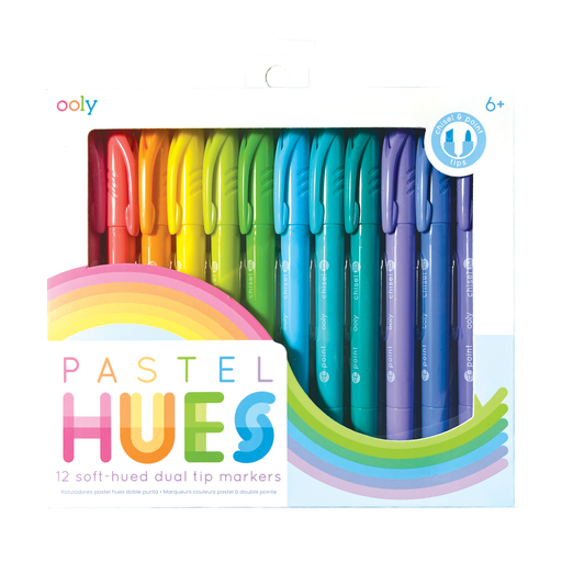 Pastel Hues Markers (Set of 12)
