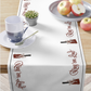 Maroon Mississippi Cowbell Paper Table Runner