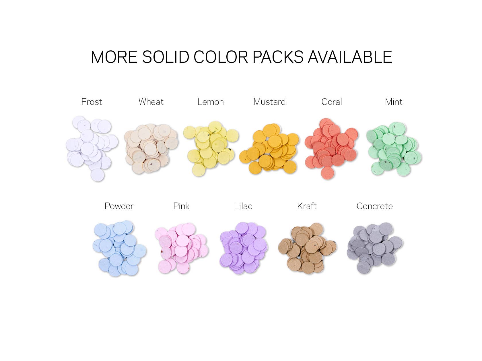 rainbow wildflower seeds Multi Colored Wildflower Seed Confetti