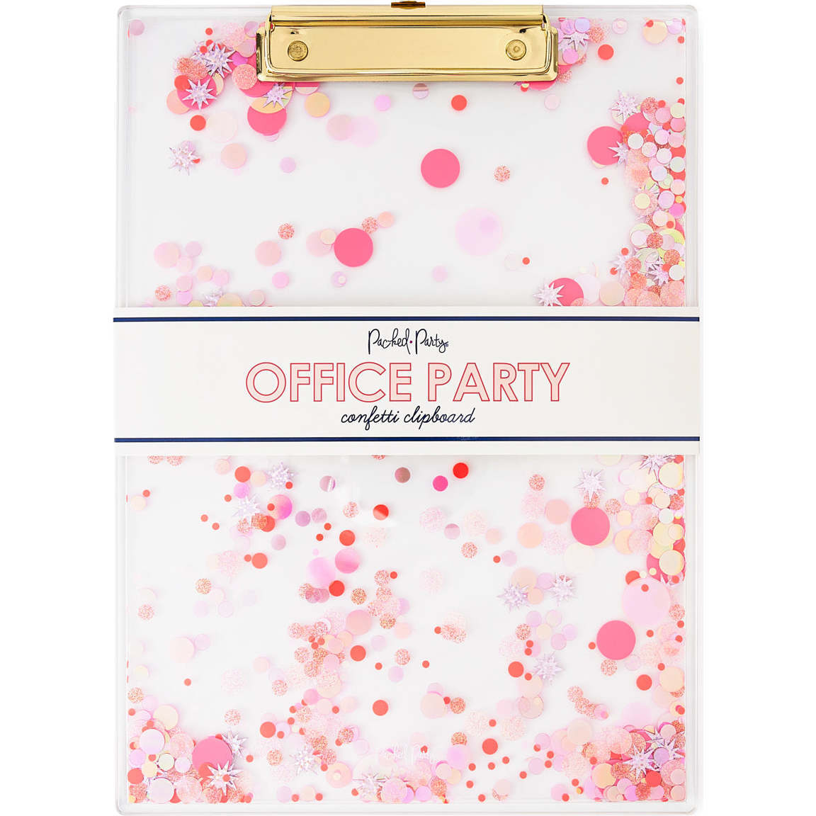 Sweet Tart Pink Confetti Clipboard