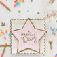 Gold Metallic Stars Paper Table Runner