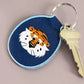 Auburn University Aubie Embroidered Keychain