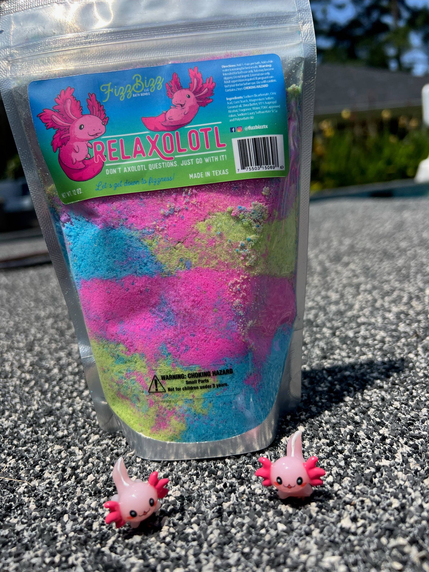 "Relaxolotl" Axolotl Kids Bath Salts