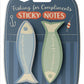 Fishing for Compliments Sticky Note Set