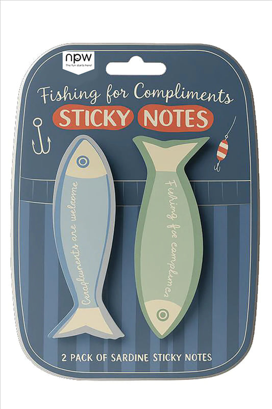 Fishing for Compliments Sticky Note Set