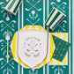 Soleil Yellow Cabana Signature Stripe Plates