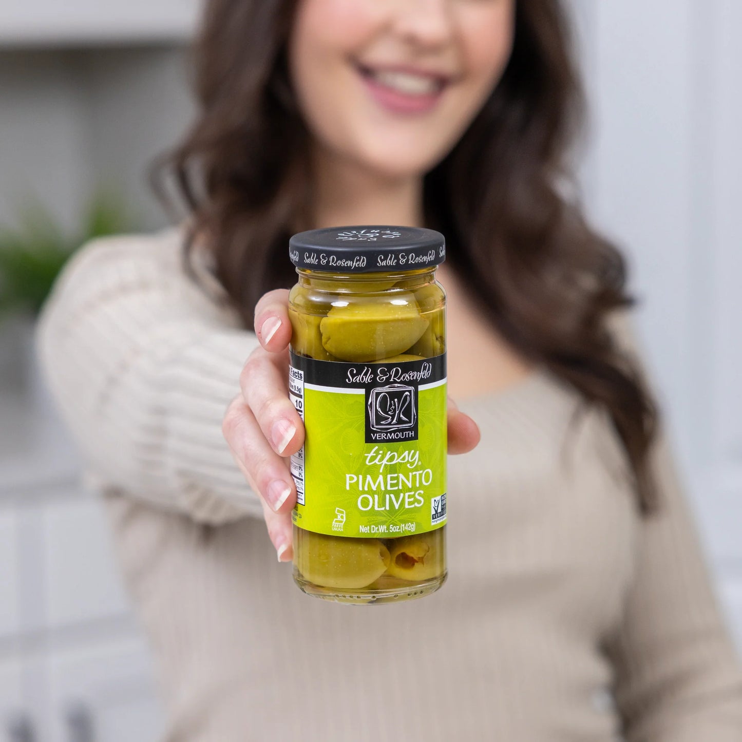 Vodka Tipsy Pimento Olives (5 oz)