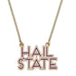 Mississippi State Bulldogs Outline Enamel Necklace