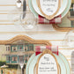 Antique Gold Stripe Paper Table Runner