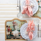 Antique Gold Stripe Paper Table Runner